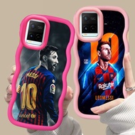 MERAH D-10 Messi Pink red Casing for VIVO V30 Y02a Y21a Y02t Y02 Y21s Y21 Y21t Pro 5G black