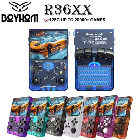 ARKOS R36S Upgrade R36XX Retro Handheld Console Open-Source Linux System bult-in wifi Game Consoles 