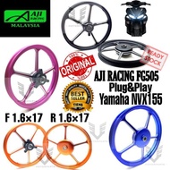 AJI Racing Yamaha NVX155 Aerox 155 fg505 forged rim sport rims 17 inch nvx lithuum wheel