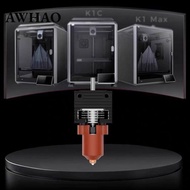 [AWHAO] 3d Printer Nozzle Kit Hotend Upgrades Uniform Heating Metal Extruder for K1 K1C K1MAX Heated