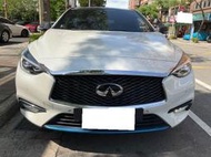 ✡嚴選中古車✡2017年Infiniti Q30經典白 車道偏移 ACC車 全景