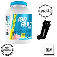 Kedai Baru! 100% Whey Isolate Protein MUSCLE RULZ ISO RULZ-FREE SHAKER 5LBS Hydrolyzed Protein Powde