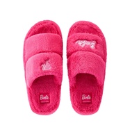 MINISO Fancy Barbie Collection Plush Slippers - Cozy Barbie House Shoes for Girls - Warm Winter Barb