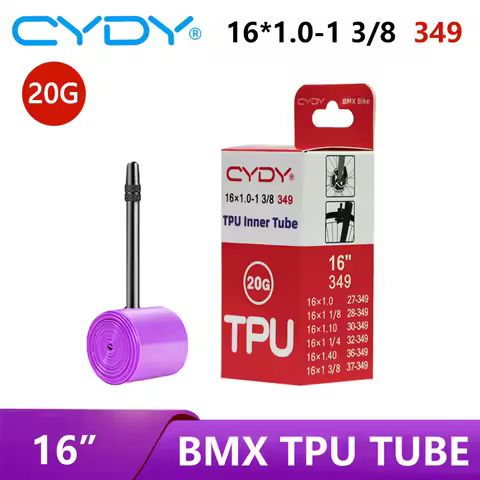 CYDY Bicycle TPU Inner Tube 16" 349 16x1.0 1 1/8 1.10 1 1/40 1 3/8 Inch Valve 45mm/65mm Tyre Camera 