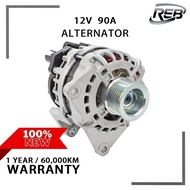 BO298 Alternator 12V 90A 8PK, suitable for JCB 205 /4CX /3CX /2CX