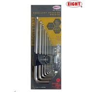 Ball head hexagon set of 9 sizes from 1.5-10mm TLS-9 Eight Japan - Made in Japan