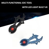 Multifunctional EDC Tool Camping Hiking Tool with Light