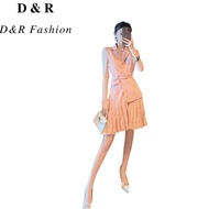 Designer dress, middle-aged dress, beautiful elastic material Guangzhou women's DR Fashion size Sml xlxl