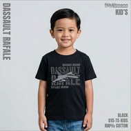 Hauptmann - Distro Kids T-Shirt - Dassault Rafale - Jet Fighter Plane - Modern Warfare - 100% Cotton
