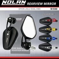 UNIVERSAL OVAL NOLAN MOTORCYCLE MIRROR MADE OF CNC MATERIAL