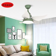 Light Fan Cross-Border Factory Direct Sale Size Leaf Living Room Unique Ceiling Design Small Restaur