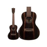 KALA Kara Ukulele Premier Exotic Series Ebony Body Concert KA-PX-EBY-C (with case) 【Domestic Genuine】