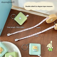 (duyongtear0) Cute Fresh Mini Tape Measure Keychain Pendant Multi Functional Portable Double Scale B