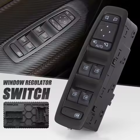 Car Power Master Window Control Switch Black Window Switch Lifter Button For Renault Megane 4 Scenic