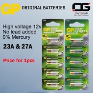GP Battery 23A / GP 27A Remote / Alarm Alkaline Battery / Car Remote / Autogate / Controller / Camer