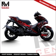 Aerox 155 Decal Sticker Aerox 155 Decal Sticker Aerox Full Body Striping Aerox venom Decal
