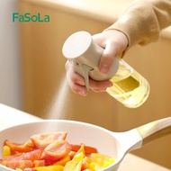 FaSoLa  เครื่องพ่นน้ำมันสำหรับทำอาหาร มิสเตอร์สเปรย์น้ำมันมะกอก  ขวดสเปรย์แก้ว 180 มล. สเปรย์น้ำมันมะกอกสำหรับสลัดบาร์บีคิวครัวเบเกอรี่ Grey