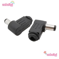 AHTY DC Power Male Plug, Welding Wire Type 5.5x2.1mm 5.5x2.5 mm 90 Degree Welding Connector, DC Powe