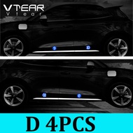 Vtear For ORA GOOD CAT / FUNKY CAT 2021 2022 2023 Automotive exterior stainless steel decorative acc