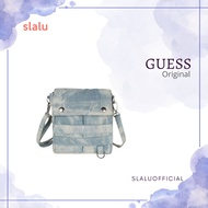 Guess Azul Denim sustainable Fabric Women's Sling Bag