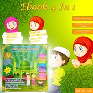Children's Educational Toys Muslim Ebook 4 Languages In 1 Indonesia, English, Arabic, Mandarin Smart