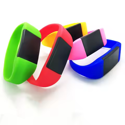 Rewritable 6 Colors IC 13.56MHz UID Smart Chip Card Changeable MF1K S50 NFC Waterproof Bracelet RFID