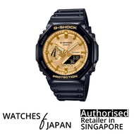 [Watches Of Japan] G-SHOCK GA 2100 SERIES GOLD AND SILVER COLOR ANALOG-DIGITAL WATCH