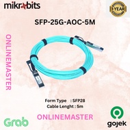 MicroBits SFP-25G-AOC-5M SFP Active Optical Cable 25G 5M