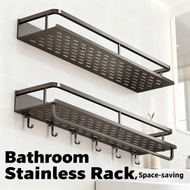 Shampoo Rack Storage Shelf Wall Drain Bathroom Rack Kitchen Shelf Steel Rack Shelf