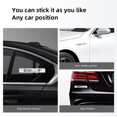 3D Aluminum Metal Badge Decal for Car Exterior Accessories For BMW G80 G06 G07 G42 G14 G15 G16 F82 F