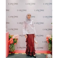 Ura Satin Ruffle Skirt