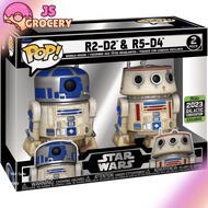 Funko Pop Star Wars #2 Pack - R2-D2 & R5-D4 2023 Galactic Convention Exclusive 100% Genuine