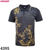 (bokong03) Men Collar T-shirt Jersey Material Batik Print | Baju Jersi Kolar Lelaki | Baju T-shirt Corak Batik Lelaki |