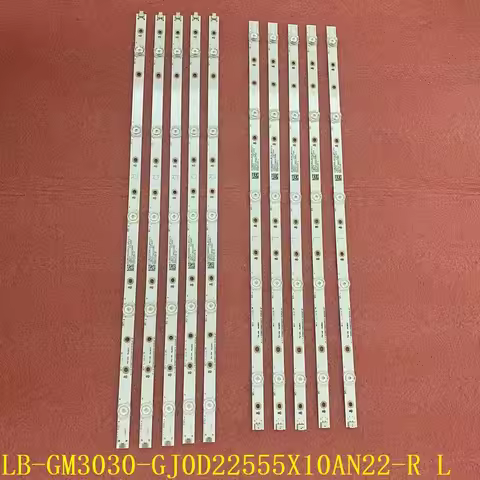 LED Backlight Strip for LB-GM3030-GJ0D22555X10AN22-R-1-H L T 55PUS7304 55PUS6704 55PUS7394 55PUS7504