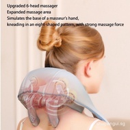 Wireless 6D Massage Shoulder Neck Massager Kneading Trapezius Hot Compress Massage Back Posture Corr