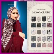 Leeyanarahman Scarves [Free Brooch] Tudung Bawal Printed Bidang 45 [Ready Stock]