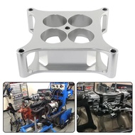 Aluminum 2 inch T6 4150 CNC Machined Carburetor Spacer Square Bore 4 Port For Chevy GM LSX Chevrolet
