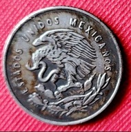 14墨西哥早期1950年【25披索銀幣乙枚【保真，美品】預購多件商品，請先告知。商品可合併拍照拍賣，可省運費。