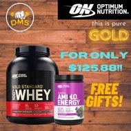 Optimum Nutrition Gold Standard 100% Whey 5LBS- +