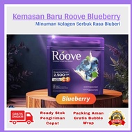 Roove Blueberry 20 Sachet Collagen Drink Original Minuman Serbuk Kolagen Rasa Bluberi Pemutih Perawa