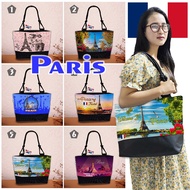 PARIS TOTE BAG, COUNTRY FRANCE SOUVENIR BAG