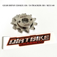 Front Gear Gear 520 KLX 150 KLX 140 DTRACKER 150 520 11T 12T 13T