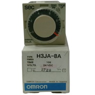 NEW OMRON TIMER H3JA-8A 10S 24VDC / H3JA-8A 30S 24VD / H3JA-8C 30M 24VDC
