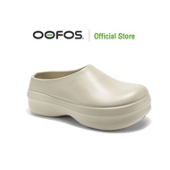 👨รองเท้าแตะ (OOFOS) OOahh Black รองเท้าเพื่อการฟื้นฟู - OF63320