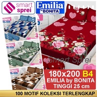 BONITA BED SHEET 180x200 EMILIA 4 PILLOWS EMILIA BED SHEET/ 180x200 PILLOWS 4 BONITA KING BED SHEET/