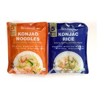 【SG Wholesale】OCEANIA22 Halal Konjac Rice Konjac Noodles Instant Pure Low Calories Zero Fats Shirataki Rice 魔芋面魔芋米