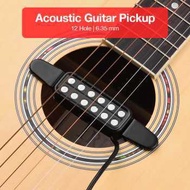 Fishman Acoustic Guitar Pickup Microphone Guitar 12 Hole 6.35mm 2.8M - P-012