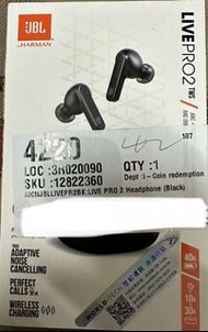 JBL LIVE PRO 2 藍牙耳機 全新 行貨 100% New 無線耳機 耳機 Wireless Bluetooth Earphones