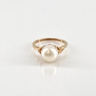【二手】 MIKIMOTO Akoya珍珠K14YG戒指，10號，2.8克，金