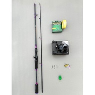 Cemreo Left Hand Horizontal Reel Crocodile Lure Rod Combo aic56cv68 jabxvhga555